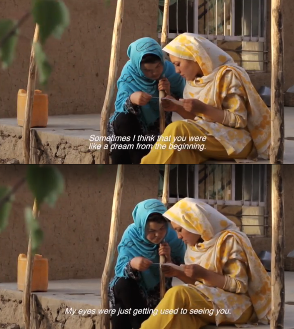 emiratizayn:  Aziza, an Afghan girl whose father was killed by the Taliban reads