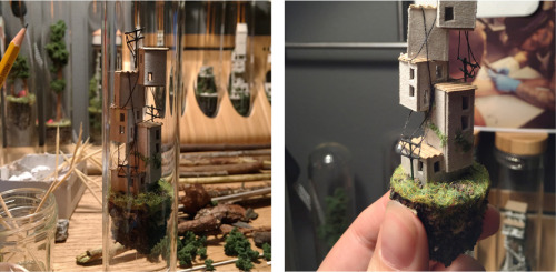 archiemcphee: Today the Department of Miniature Marvels is enjoying these itty-bitty dwellings from