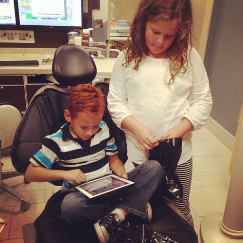 Tried out Innovative Dental today and was so impressed. One of the technician girls fell under Michael’s spell and gave him ghee iPad. #andigotamassage #bestdentistever
From my Instagram feed - karamak: http://ift.tt/1upUnMF