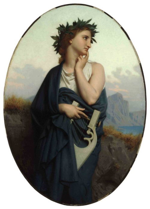 William Adolphe Bouguereau - The Muse, or Philomèle - 1861