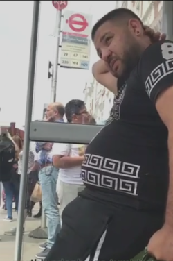 passionofbellymen:passionofbellymen:Hot arab guy with amazing mpreg belly… Part.1I search desperately the original hot video of this fucking mpreg male… From the “north london bulge” tumblr… 😟😢