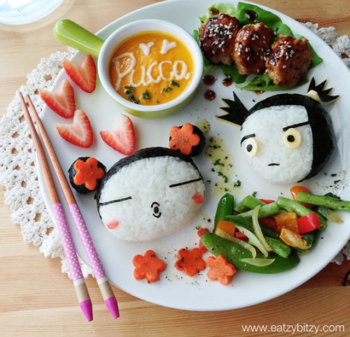 kawaii5sosmacaron:  OH MAH GAHWSH!!! This is so creative!! It makes all my food look boring :,C