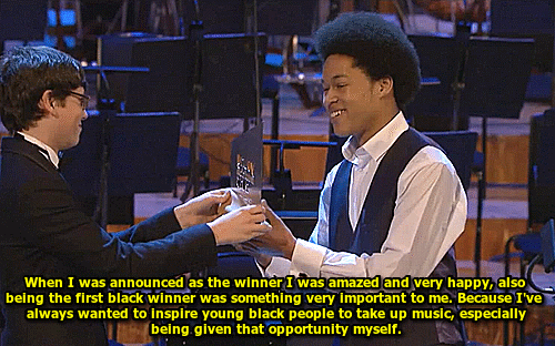 consider-a-birdcage:  oshun67:  biscuitsarenice:  The Family of Sheku Kanneh-Mason:   BBC Young Musician 2016 [x] [x]  This is awesome 👏  i know this guy and this family personally. They are amazing. Sheku is my brother’s age and they used to compete