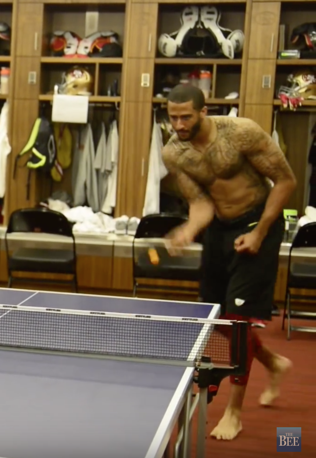 Barefoot Male Celebs of Color — Colin Kaepernick