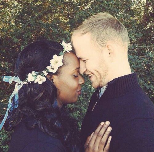 Gorgeous and wonderful couple… Interracial kissing… Bless them♥♥ …Blackwomenforwhiteme