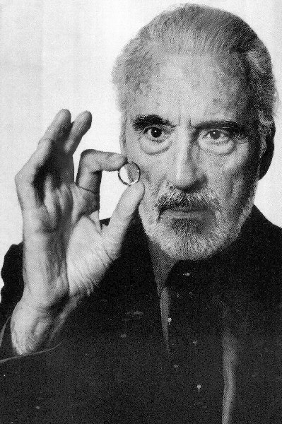 mayanangel:  When people talk about living a full life, my first thought is of Sir Christopher Lee. You may know him as Saruman from the Tolkien films, as Dracula or even as Count Dooku in the Star Wars franchise. You may even remember him as a Bond villa