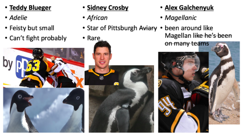 bjugstad27:Pittsburgh Penguins as Penguins: Part 1 (Part 2)