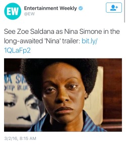 kimreesesdaughter:  iridemagnums:  I’m literally disgusted - why would should even take on this role? Zoe is blacklisted from here on . Tika would have been perfect !!  COLORISM…When even a dark skinned Black woman isn’t hired to portray a dark
