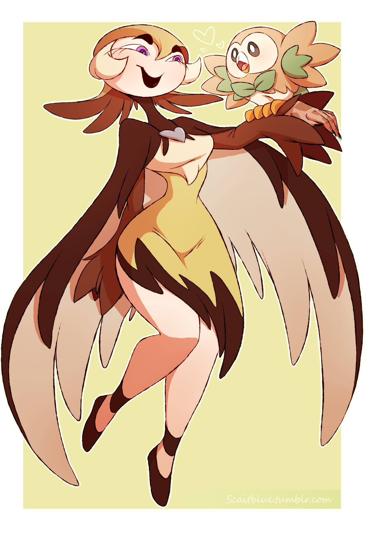 scaitblue:  Old dood &lt;3 just some Burds Friends   mama birdy &lt;3 &lt;3
