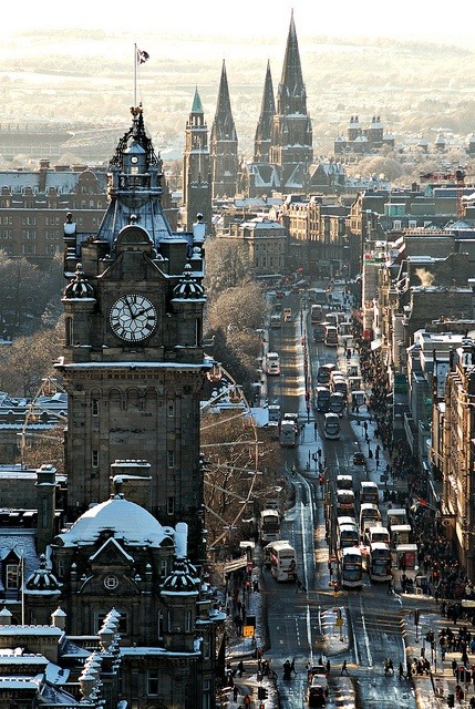 Porn Pics coffee-tea-and-sympathy:Icy Christmas Edinburgh 