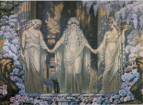 loumargi:The Women of Eleusis, Jean Delville