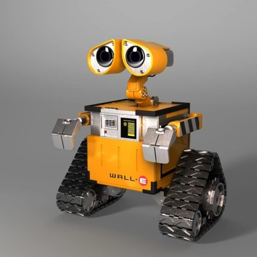 #walle material and light practice with #maya and #arnoldrender, before we knew him as the cutest ru