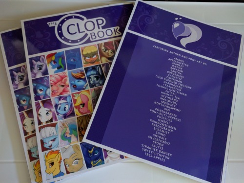 theponyplotbook:  Digital pack out now!  Features over 30 artists with 100 pages of amazing pony related artwork! Each artist contributed on average 3 pieces each. There are over 70, exclusive never-seen-before pieces of art in the book.The Clop Book