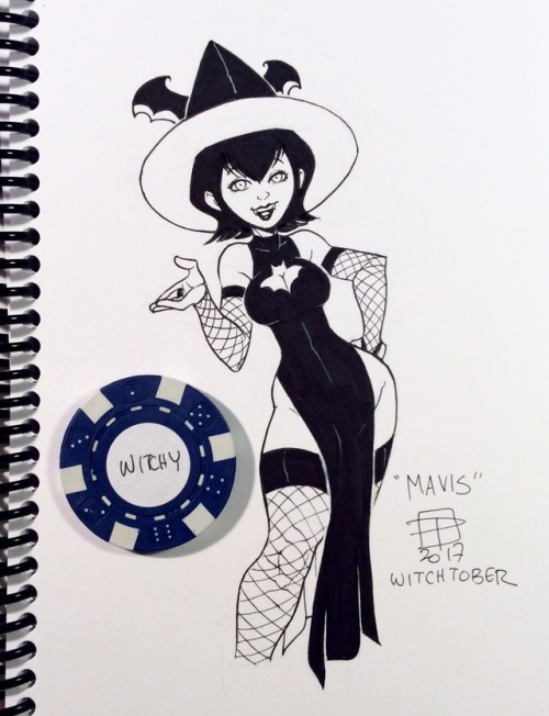 callmepo:Witchtober day 16: Witchy Wildcard! Mavis Dracula from Hotel Transylvania @slbtumblng <3 <3 <3