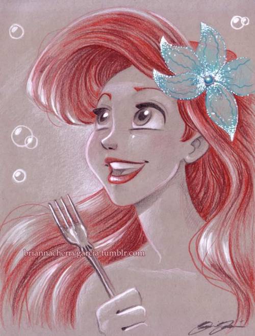 a-night-in-wonderland: Beautiful Disney Art from Brianna Garcia