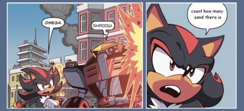 thestomping-ground:“WHY THE FUCK WOULD YOU MAKE HIM DO THAT?”-Rouge yelling from off panel