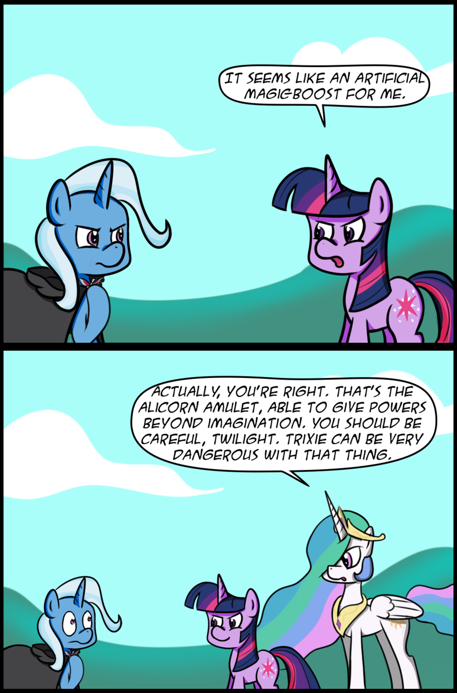 fisherpon:  At least Trixie didn’t use the Konami Code by ~BestSeller-Microtech