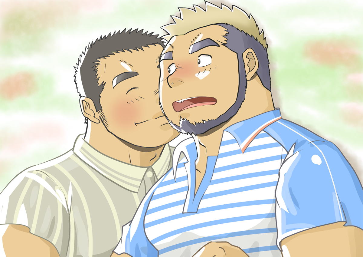 gaymanga:  Sagawa and Yamato (佐川とヤマト), 2014 Illustration by Sasuke (佐助)