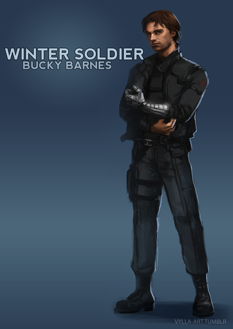 vylla-art:  James “Bucky” Barnes: The Winter Soldier - 23/46 365 days in counting.