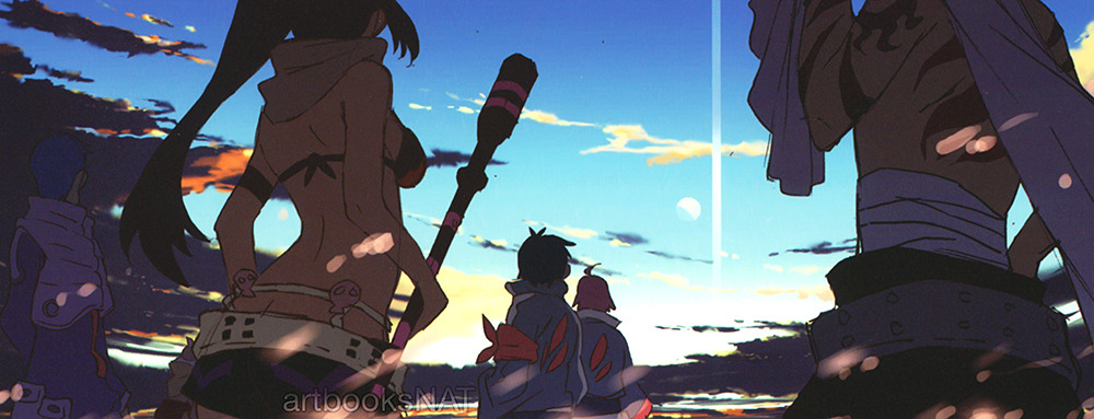 artbooksnat:  Concept art of the remarkably beautiful world of Tengen Toppa Gurren