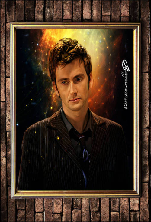 10th Doctor digital portrait is now for sale in my etsy store www.etsy.com/uk/shop/ARTS