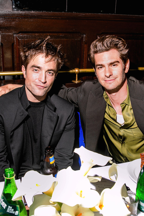 rob-pattinson:
“ROBERT PATTINSON, ANDREW GARFIELD
2022 | GQ × Dior Dinner Hosted by Robert Pattinson, Los Angeles (March 17)
”