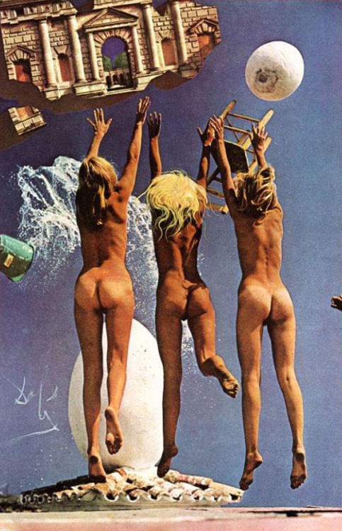 samwanda:  psychotic-art:  Salvador Dalí’s early ’70s collaboration with Playboy photographer Pompeo