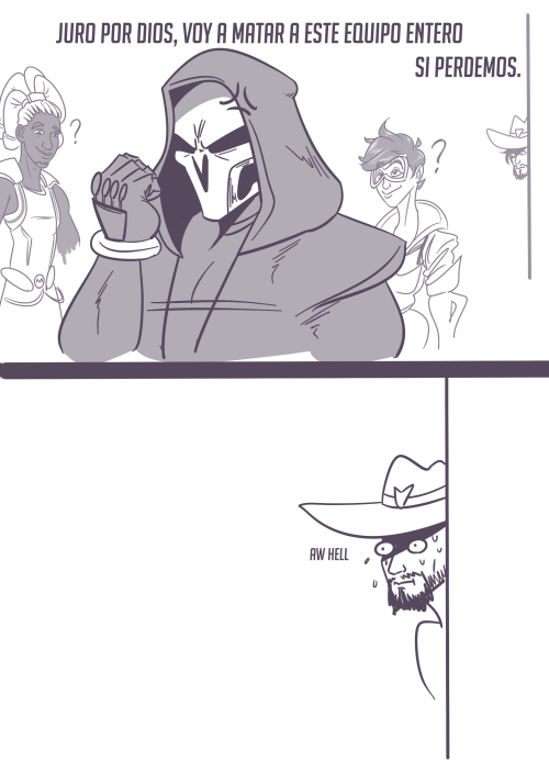 robothebee:my headcanon is that McCree can understand Spanish since he grew up in New Mexico