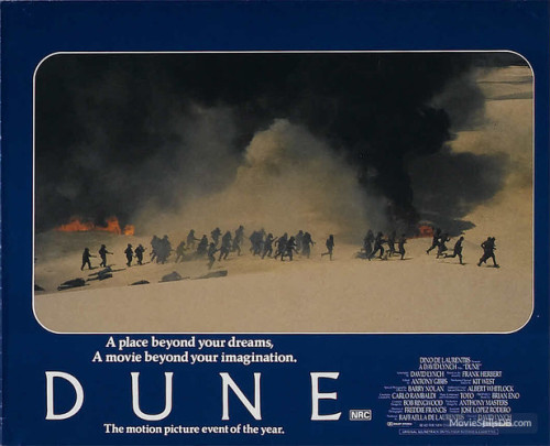 dunequotes:Dune Movie Theater Lobby Cards from 1984