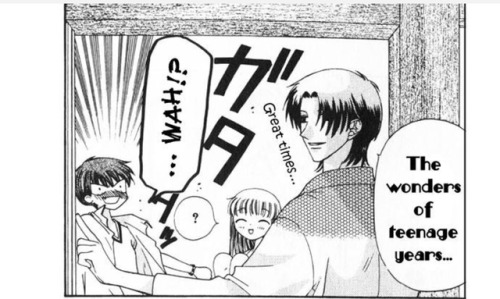 Kyo and tohru getting interrupted