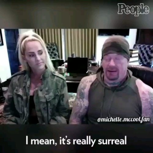 Interview with @mimicalacool and @undertaker for people magazine. Credit to: @people. #wwe #wweraw #