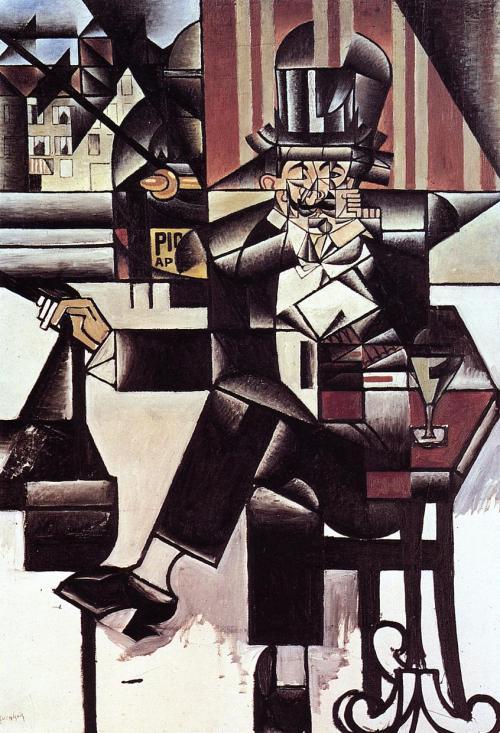 Porn Pics artist-gris:  Man in the Cafe, 1912, Juan