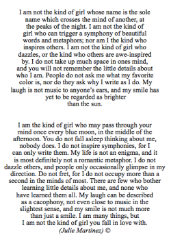 writinqueen:  not your kind of girl; 12.22.13