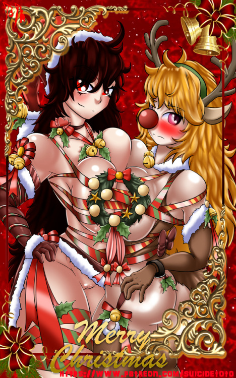 suicidetoto: christmas special 2017 3 : raven and yangmerry christmas everyone :)heres my patreon if