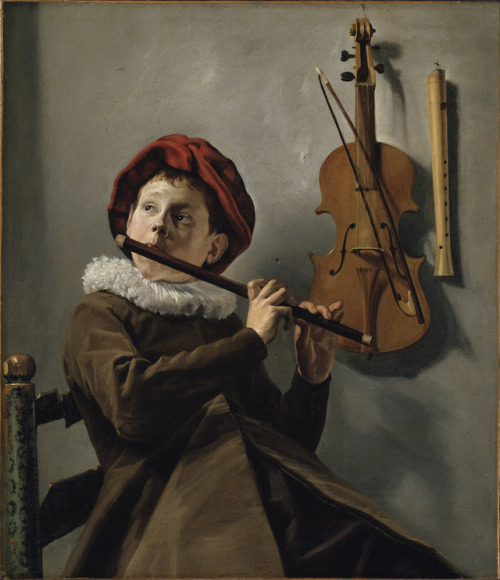 eatingbreadandhoney: Young Flute Player / Boy playing the Flute by Judith Leyster 1630s.