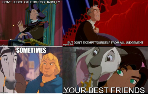 with-all-hiscrookedheart:  Why The Hunchback of Notre Dame is one of my favorites. Amazing, under-appreciated Disney movie, with some beautiful lessons. And great songs :) 