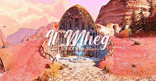verthunder:[ffxiv graphic challenge] » 1 / 7 locationsIl Mheg, the faerie kingdom. Tucked away in th