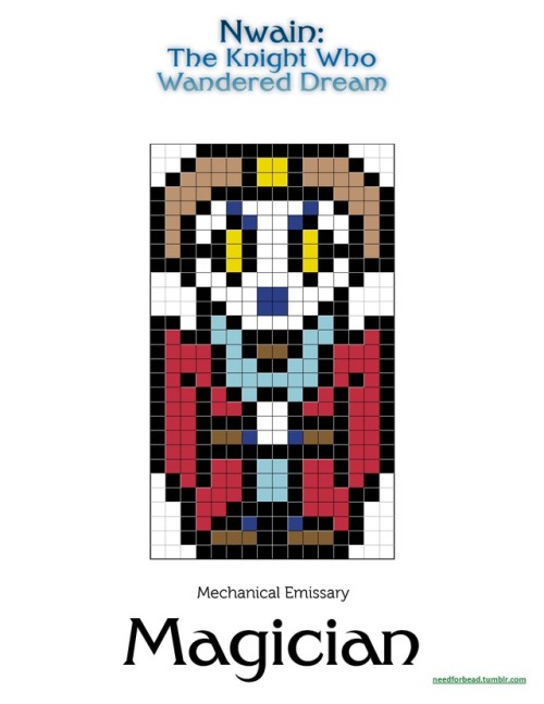 Nwain:  MagicianNwain is an animated web comic created by Terrana Cliff.More Nwain perler bead 