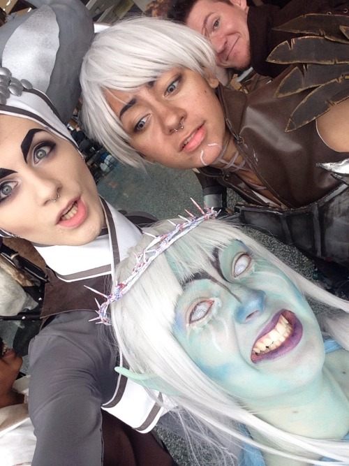 tightcunts:Beautiful dragon age selfies from this weekend!