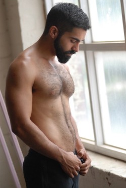 fur+speedo+beard+