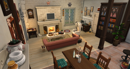 Sims 4 - Charmant CottageAnd here is my first real home for Henford-on-Bagley (I mean, no budget con