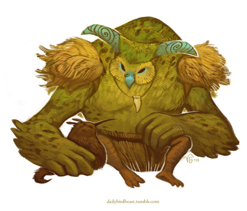 dailybirdbeast:Kakapo.(Suggested by doubleweenie, schazardous, and gtfo-im-a-turtle)