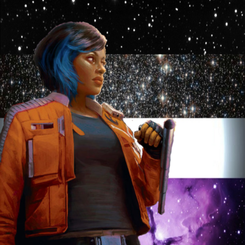 Lockscreens, Header, and Icons of our new favorite canonical space ace Vi Moradi. Delilah Dawson and