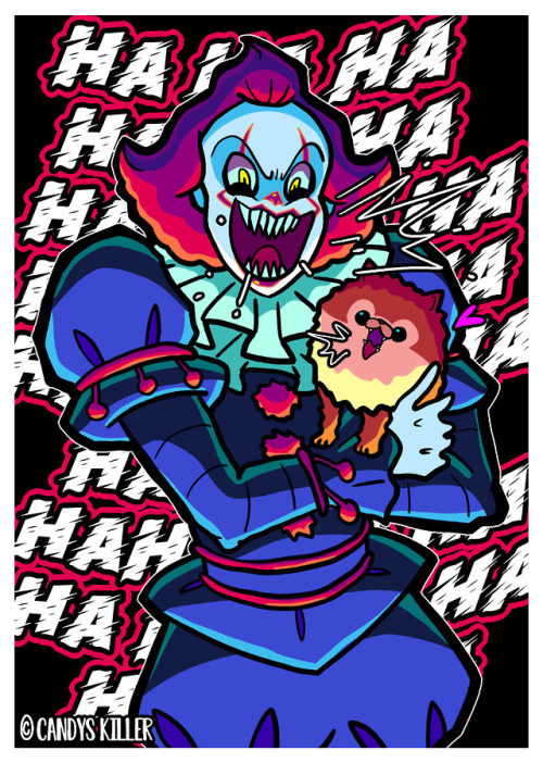 yesiscandyskiller:  THE POMERANIAN OF EVIL!!!! 🎈   This counts as spoiler I guess….   Commissions open!.   