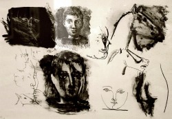 dionyssos:  Pablo Picasso , page of sketches