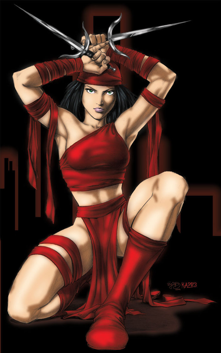 unitedheroines:  13/15 Marvel Comics Super Heroines: Elektra Follow Us: http://unitedheroines.tumblr.com/