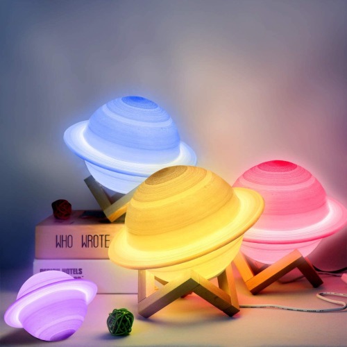 A Saturn Shaped LED Lamp