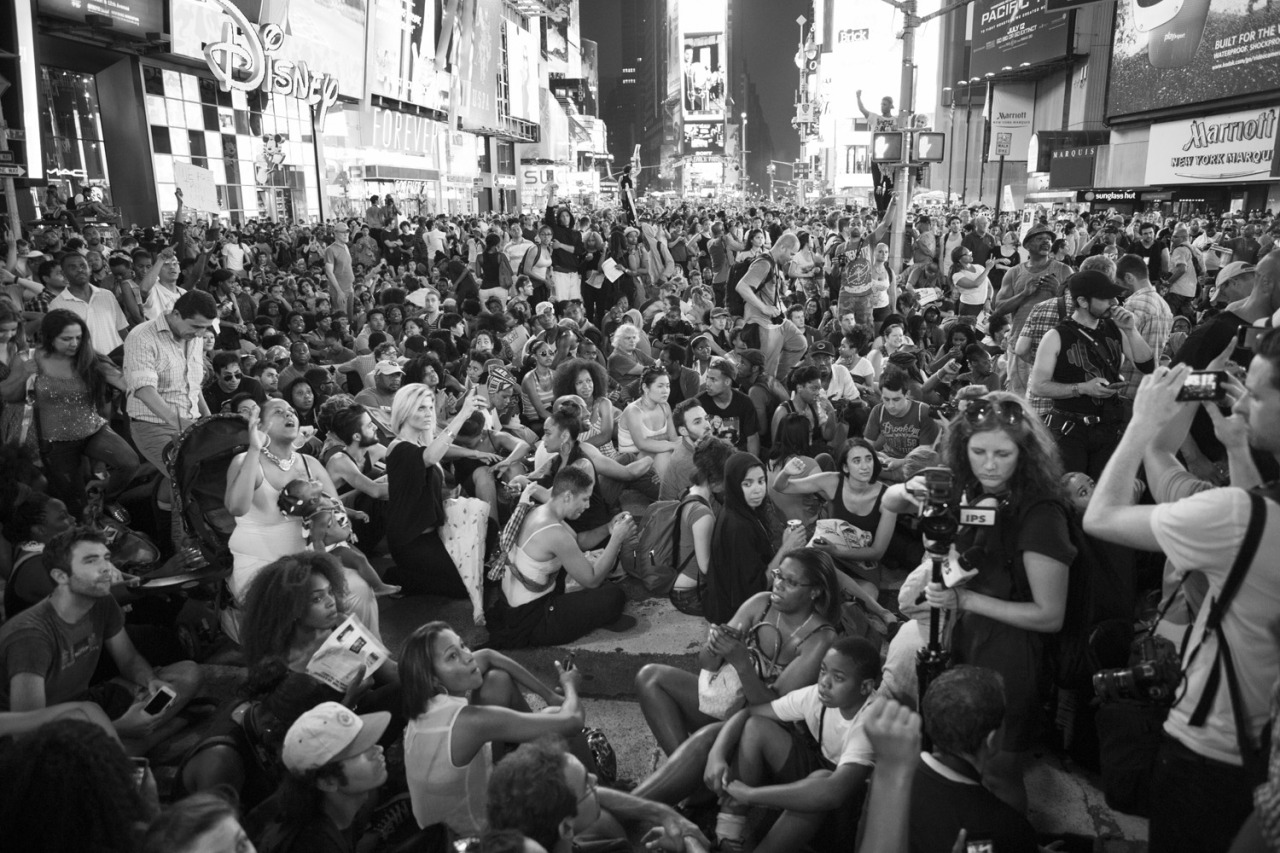 photothuglife:  Thousands march for Trayvon Martin yesterday in NYC