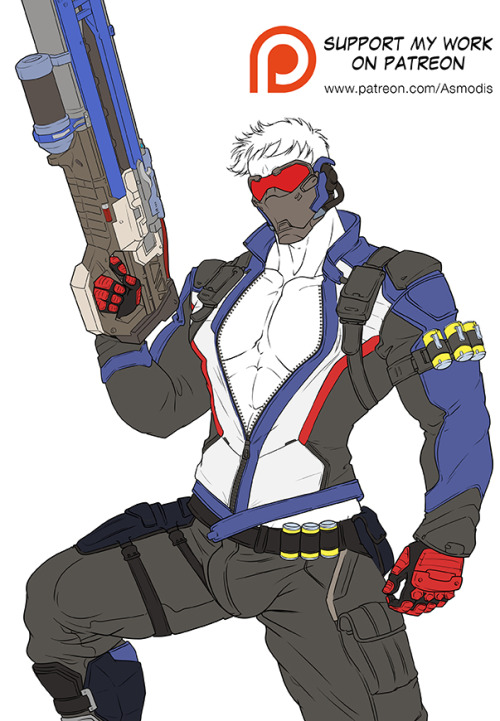  Next reward will be the Overwatch Hero Soldier 76. Coming soon… support me on Patreon and ge