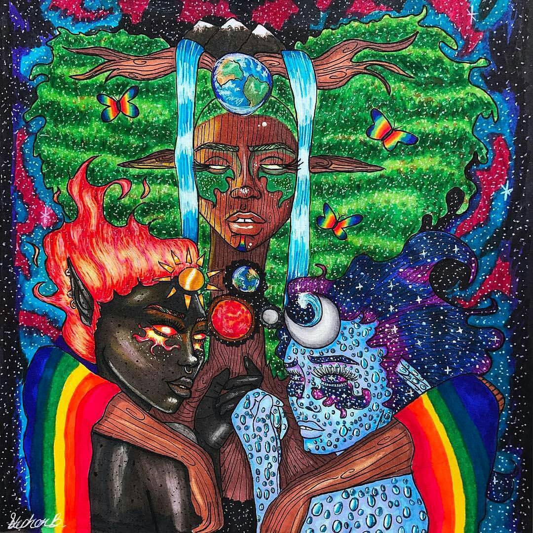 dopeblackart:  By @s.tepho.n  -  I’ve been busy but I finally got to finish this
